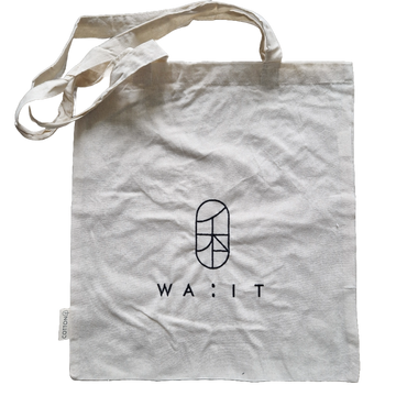 W A : I T Organic Cotton Hand Embroided Tote