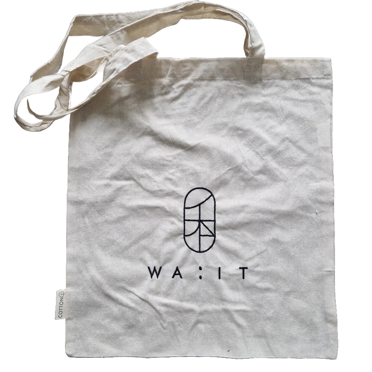 W A : I T Organic Cotton Hand  Embroided Tote