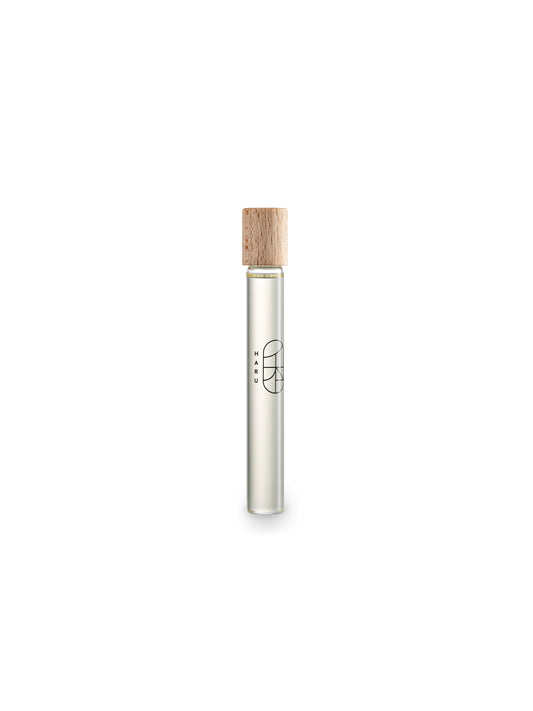 HARU roll-on perfume bottle with sustainable packaging 